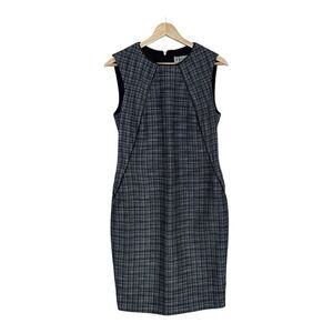 Ava & Aiden Dress Size 8 black leather trim